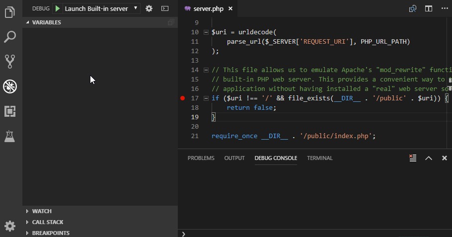 Server PHP version