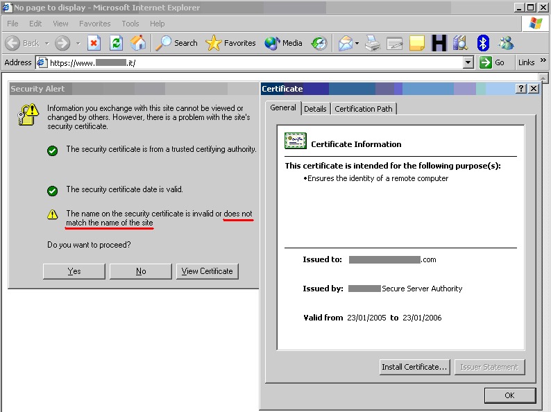 TLS acceptance evidence