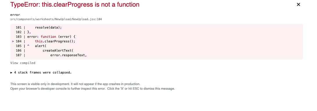 Tar creation errors