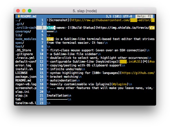 Terminal editor choices