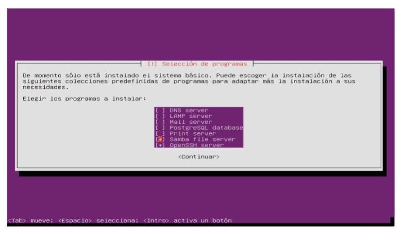 Ubuntu server prerequisites