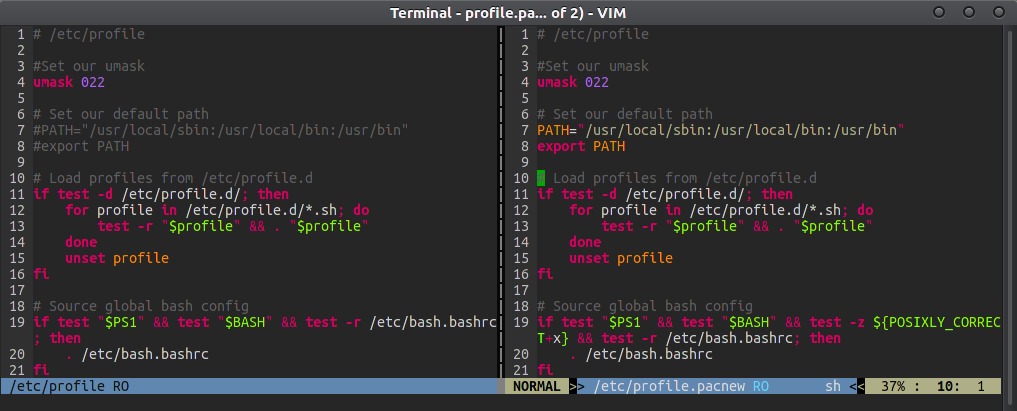 Vim multiple files