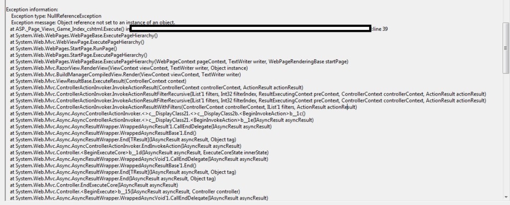 Web service logs