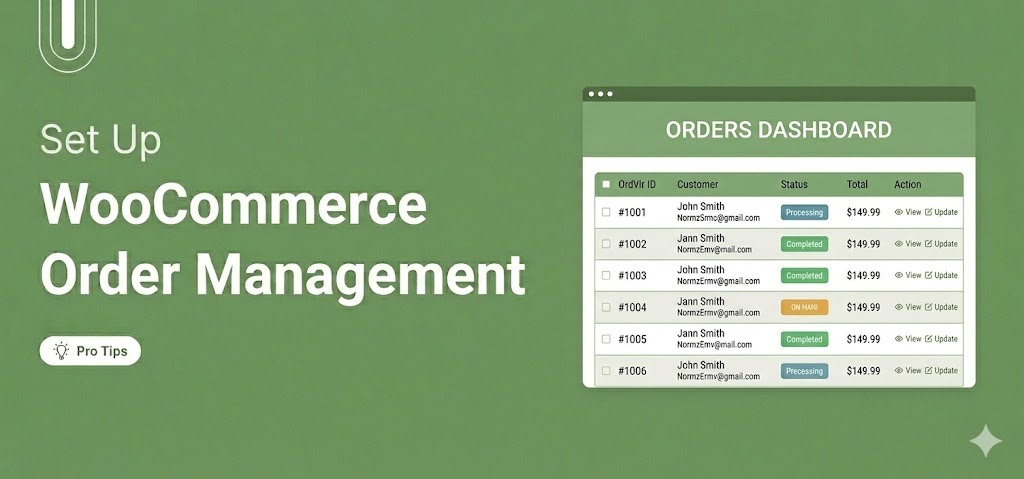 WooCommerce order recovery