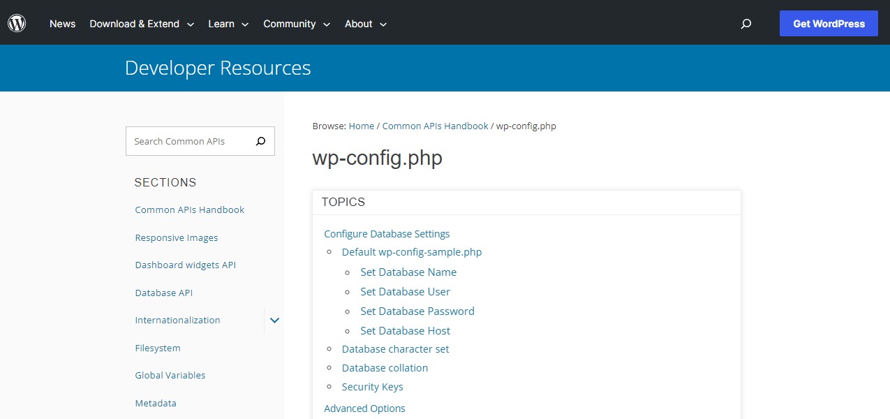 WordPress PHP configuration
