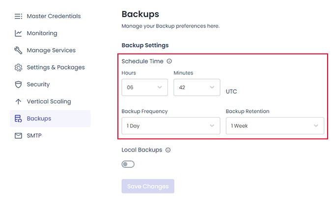 WordPress backup choices