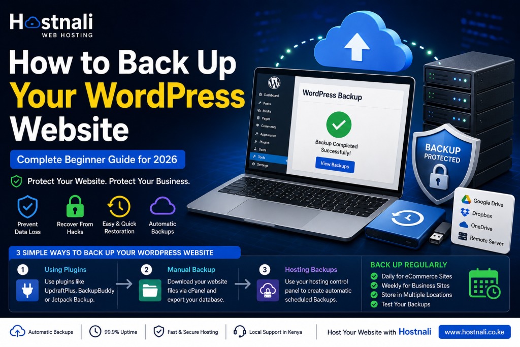 WordPress backup components
