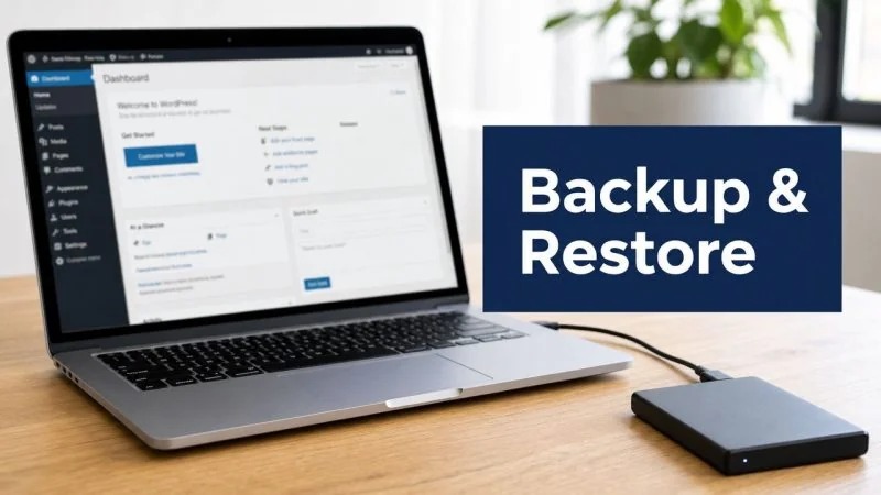 WordPress backup components