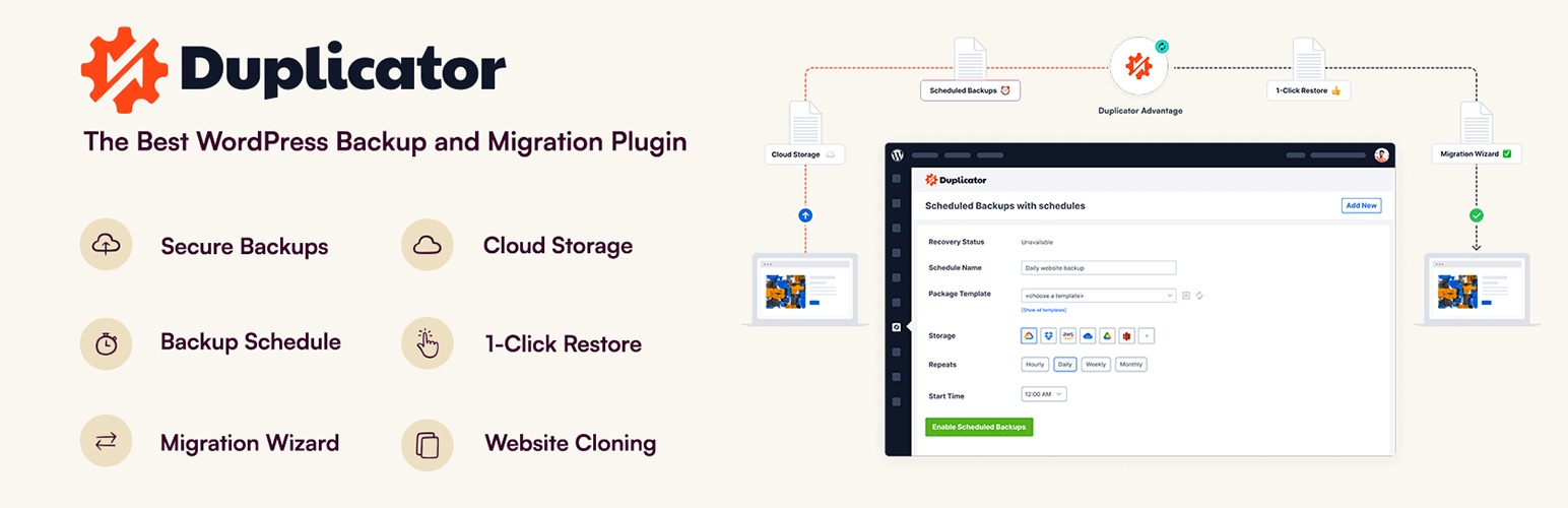 WordPress backup readiness