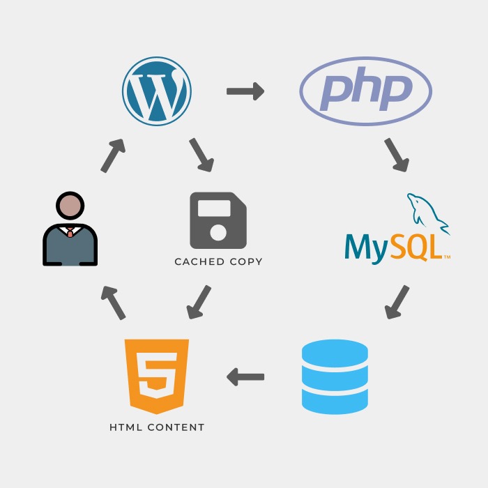 WordPress caching path