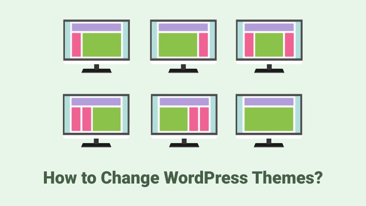 WordPress content theme changes