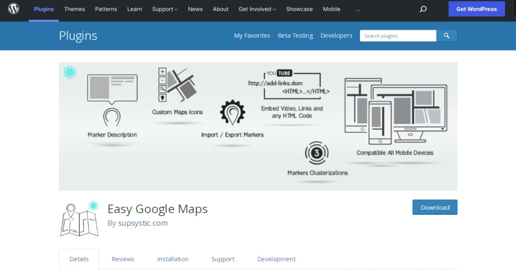 WordPress credentials map