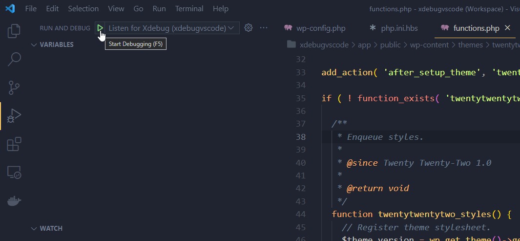 WordPress diagnostic routes