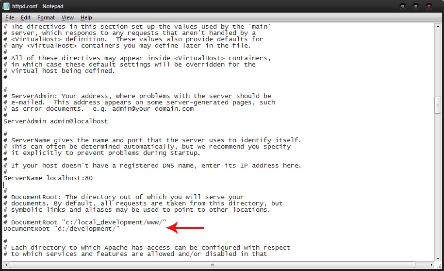WordPress document root