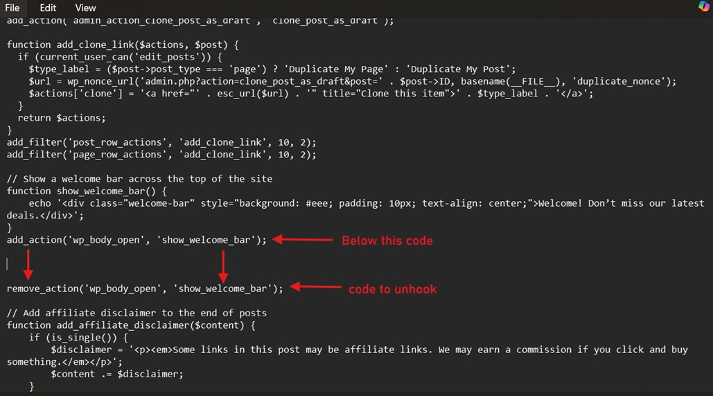 WordPress endpoint decisions