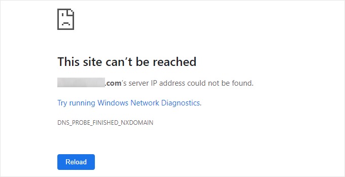 WordPress error diagnostics