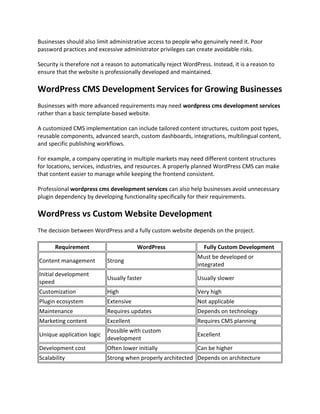 WordPress hosting decision checklist