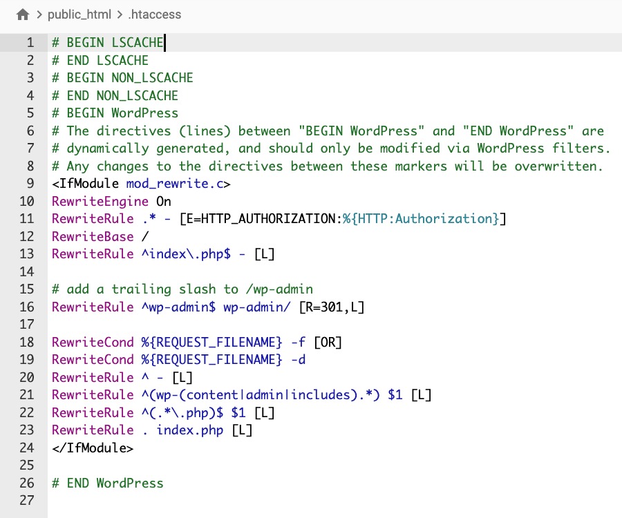 WordPress network administration