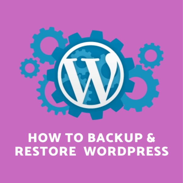 WordPress recovery backup