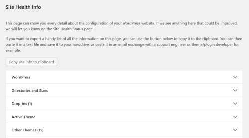 WordPress recovery evidence