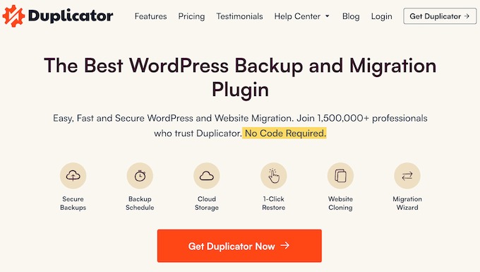 WordPress recovery options