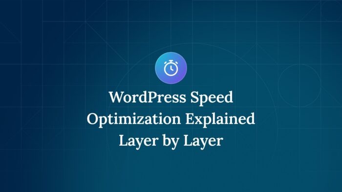 WordPress speed symptoms