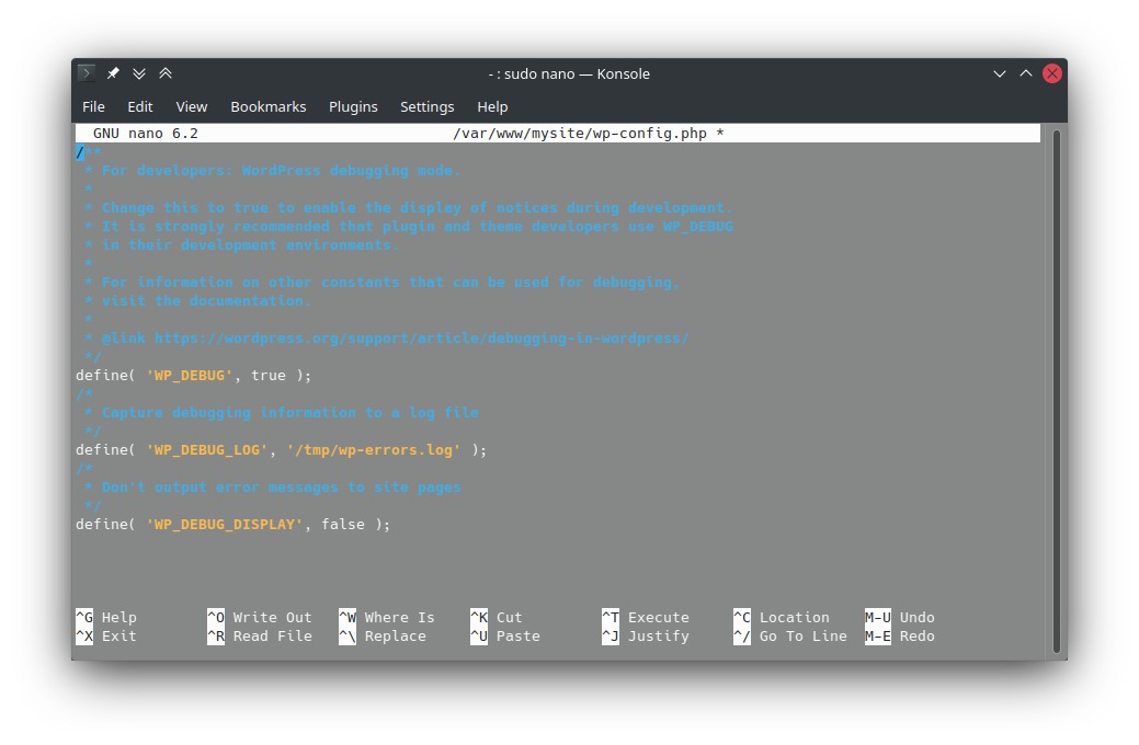 WordPress troubleshooting environments