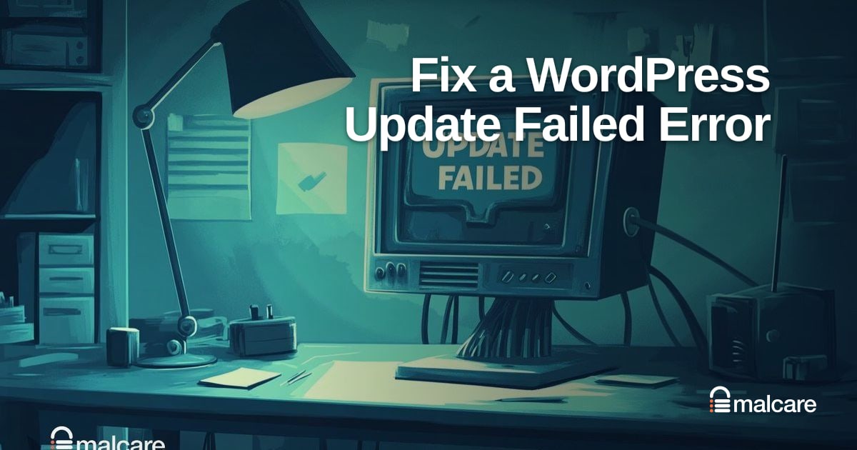 WordPress update failures