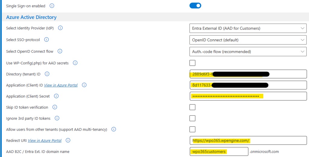 WordPress user identities