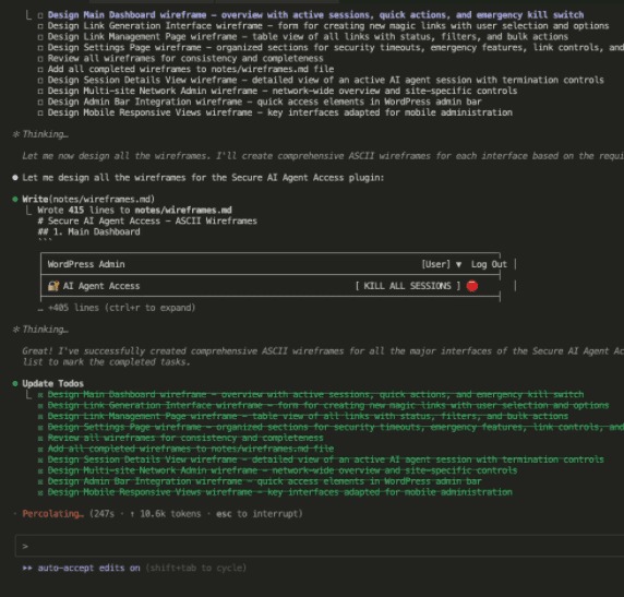 WordPress website decisions