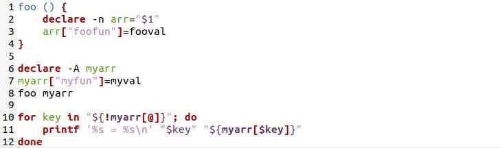 bash function checks