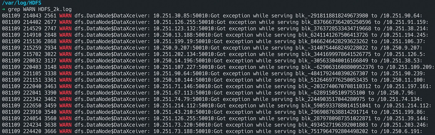 grep troubleshooting checks