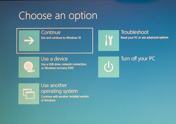 incident recovery choices