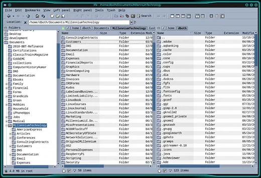linux file navigation