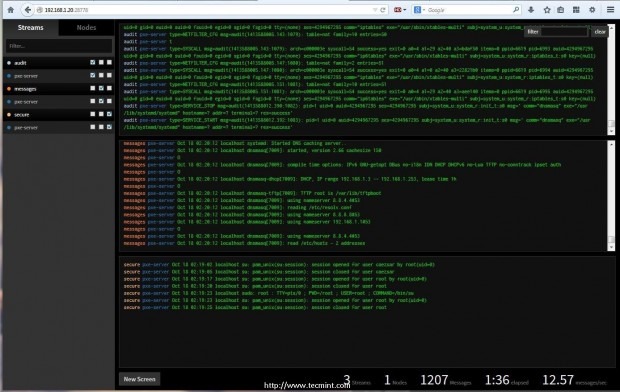 linux log inspection