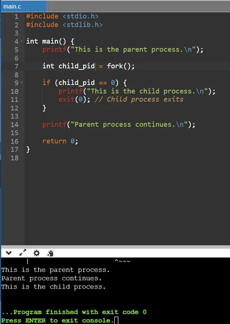 linux process handles