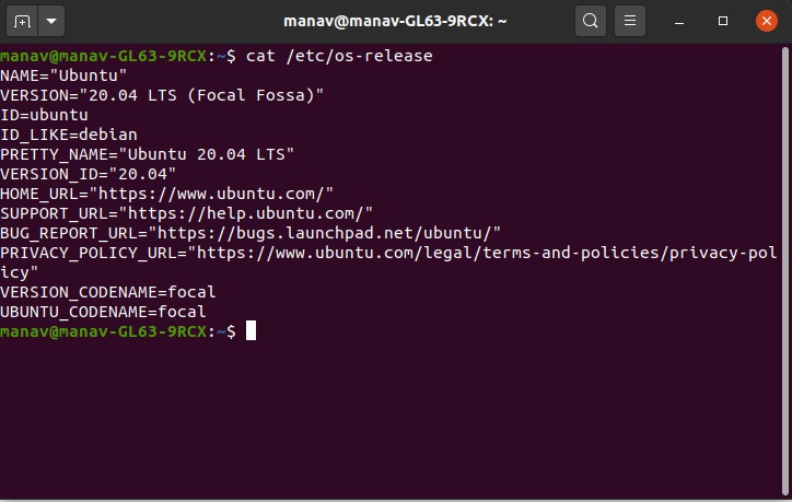 linux release identification