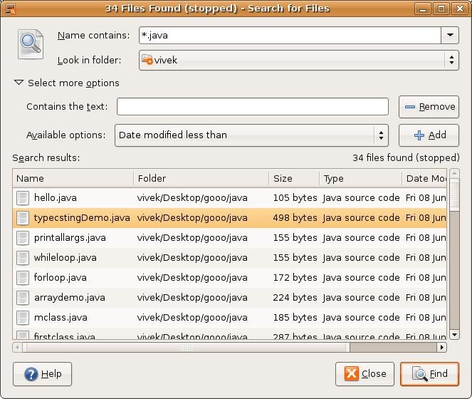 linux search tools