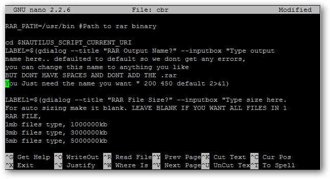 linux shell defaults
