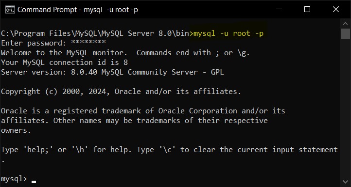 mysql access diagnostics
