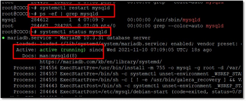 mysql error routing