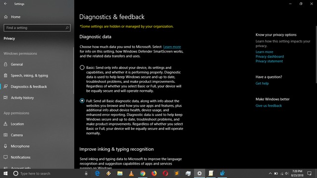permission error diagnosis