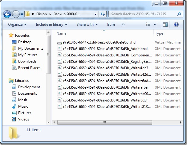 restore executable search
