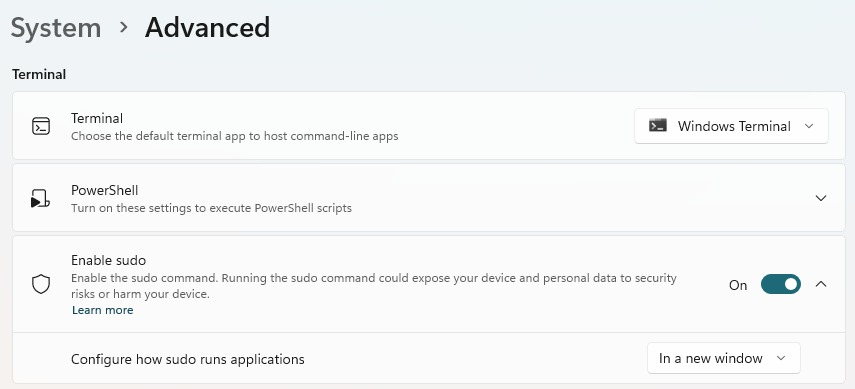 sudo provider compatibility