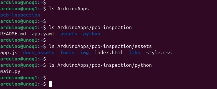 terminal file inspection