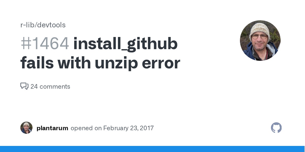 unzip error diagnosis